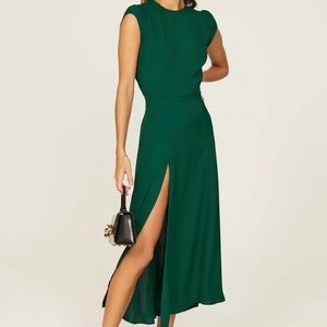 NWT Reformation Gavin Midi Dress
